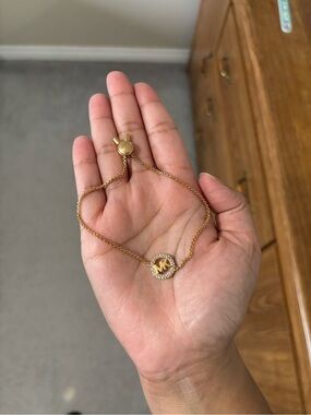 Gold Michael Kors Adjustable Bracelet